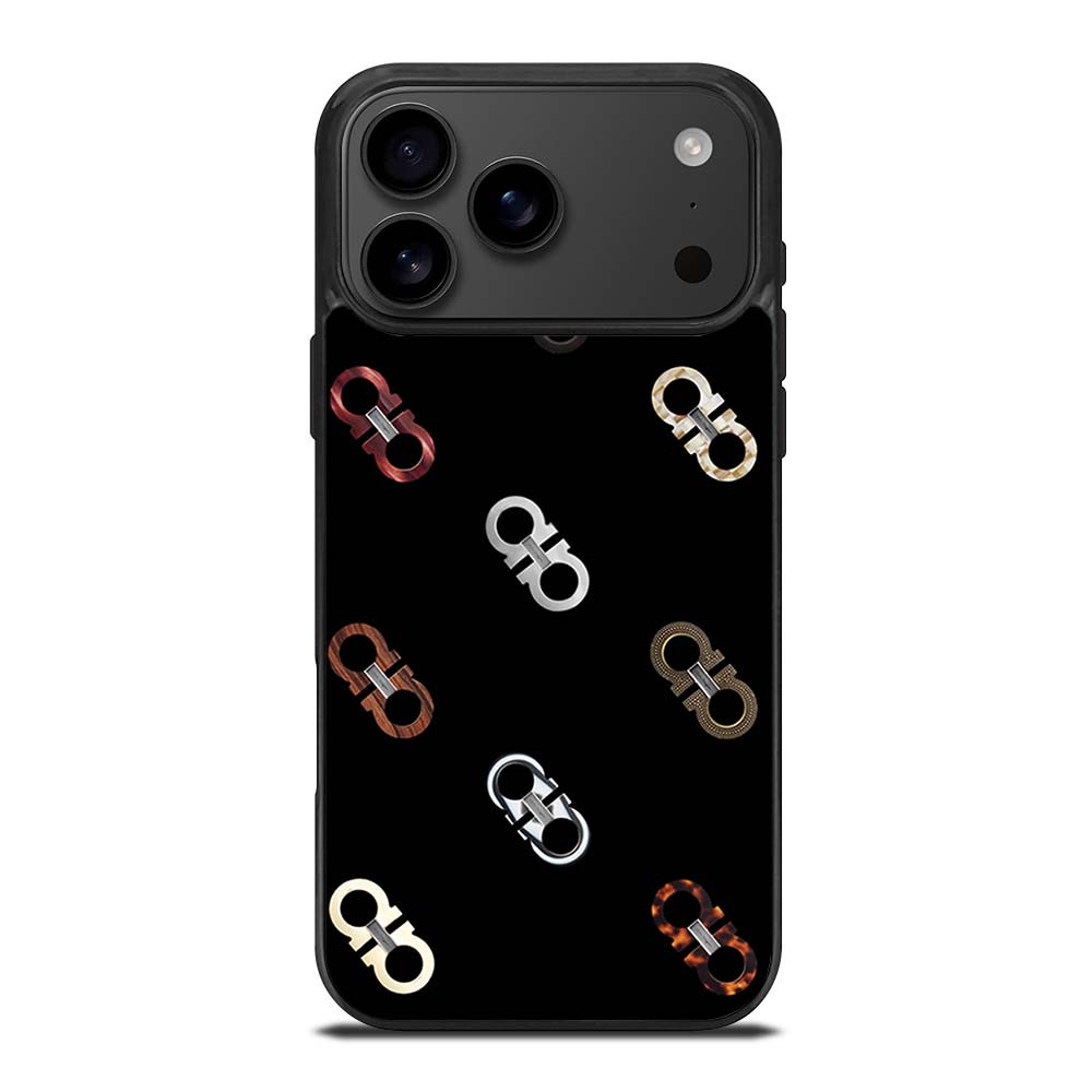 SALVATORE FERRAGAMO LOGO PATTERN iPhone 17 Pro Max Case